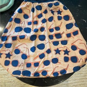 In God We Trust Summer Midi Skirts
